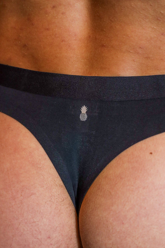 Premium Modal Athletic Thong - Noir