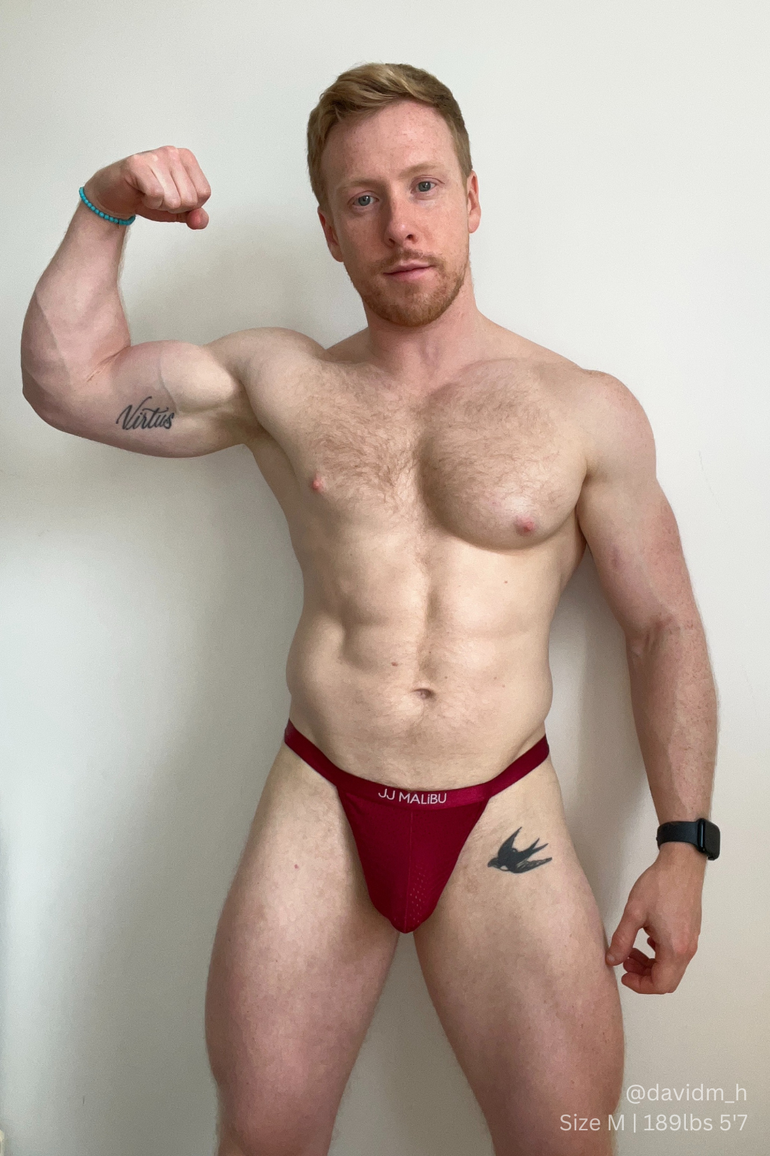 Now-or-Never Mesh Thong - Cherry