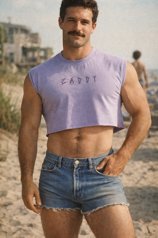 Escapism Muscle-Fit Crop Tank - Zaddy