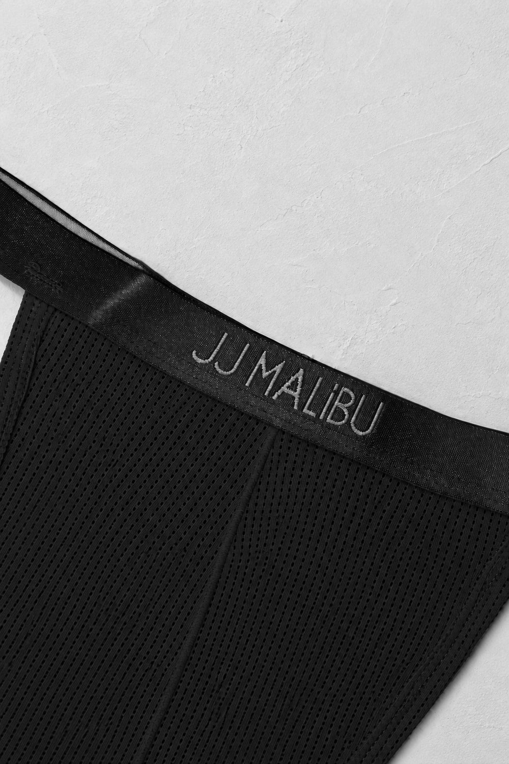 Now-or-Never Mesh Thong - Black Licorice