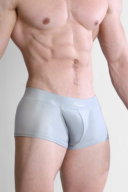 Dynamic Sheen Boxer Briefs - Dark Grey