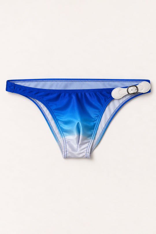 Renaissance Low-Cut Swim Bikini Briefs for Men - Blue Lagoon