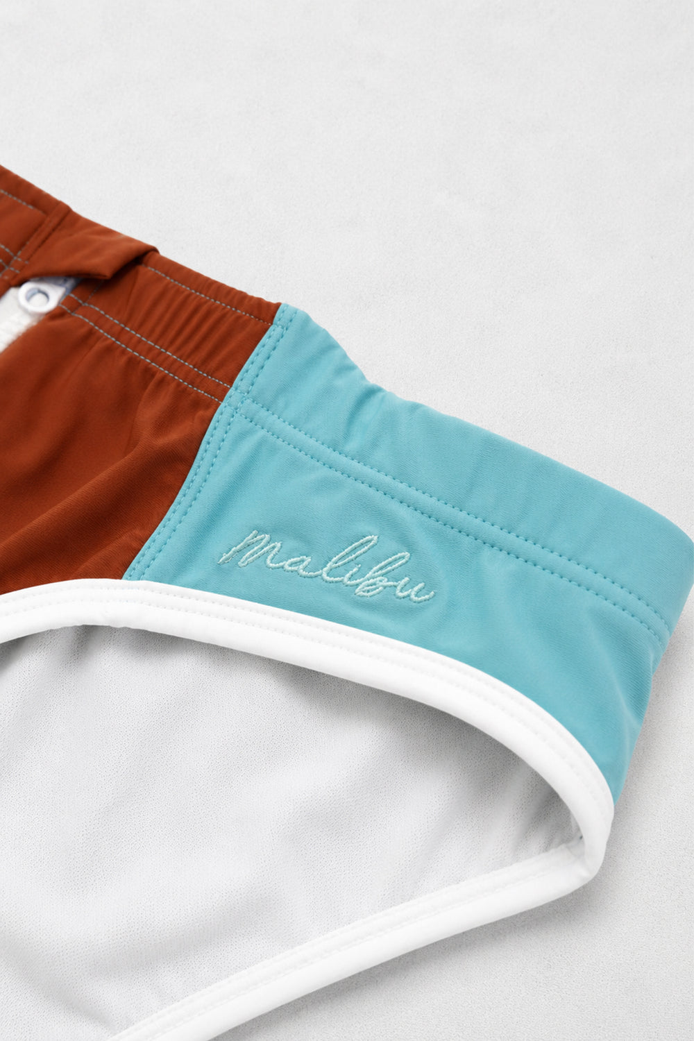 Unzip Me Swim Briefs - Teal Colorblock