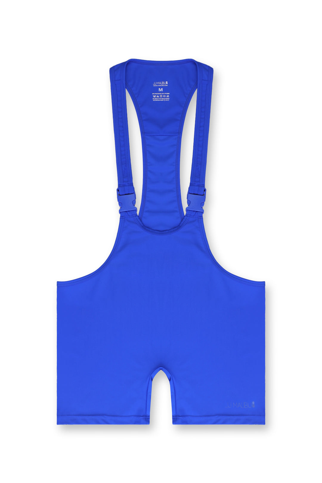 Men's Athletic Wrestling Singlet Bodysuit  - Royal Blue