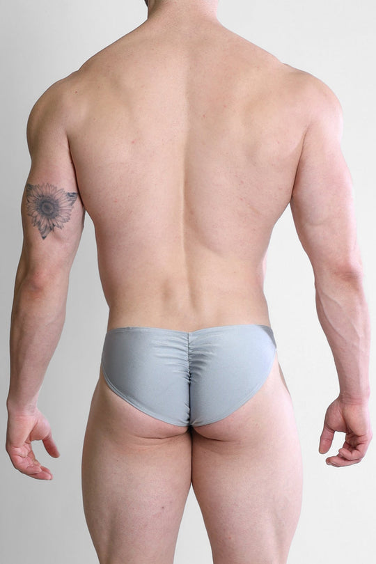 Dynamic Classic Scrunch-Butt Brief - Chrome Grey
