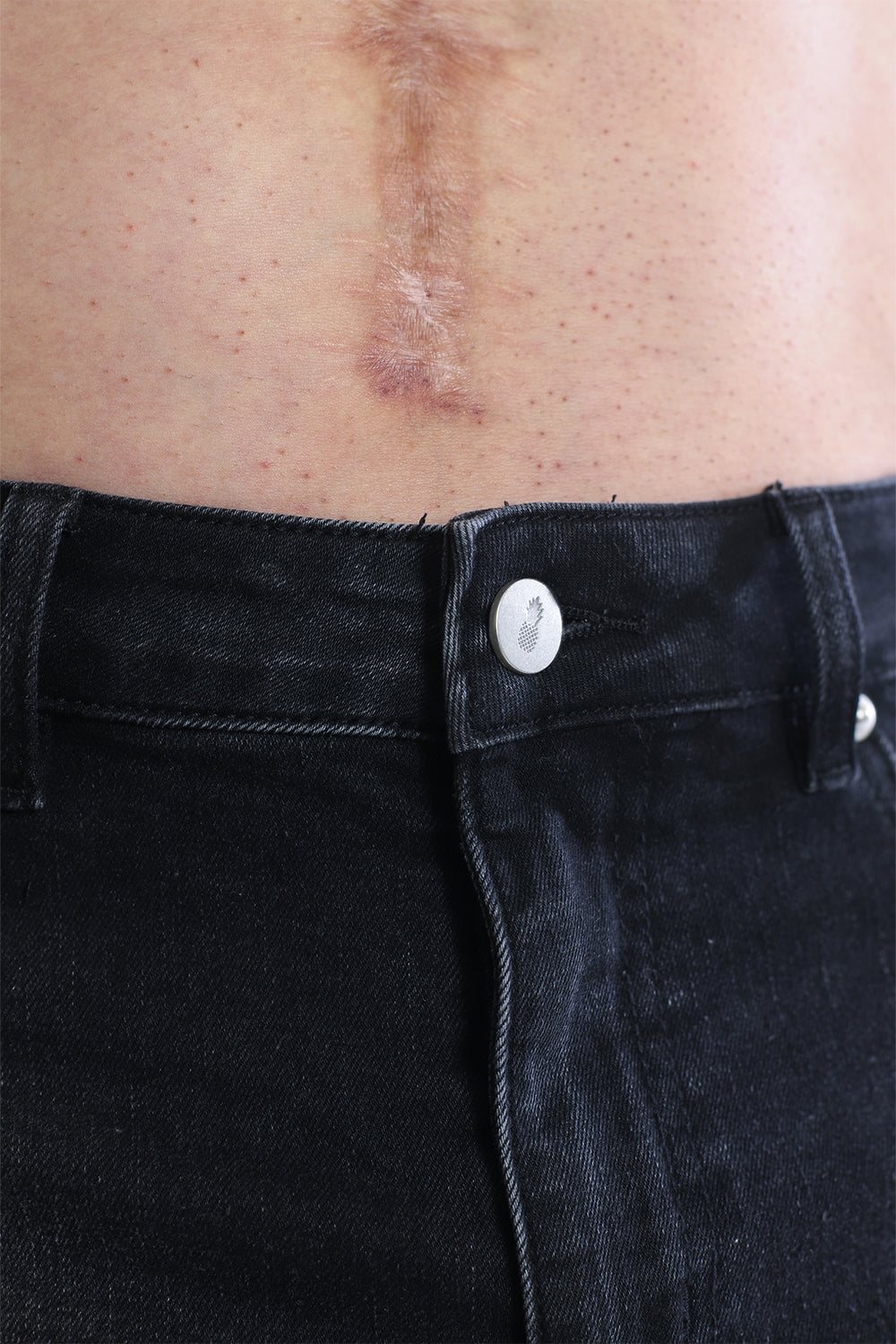 Cheeky Summer 2.5" Denim Brief Shorts - Black