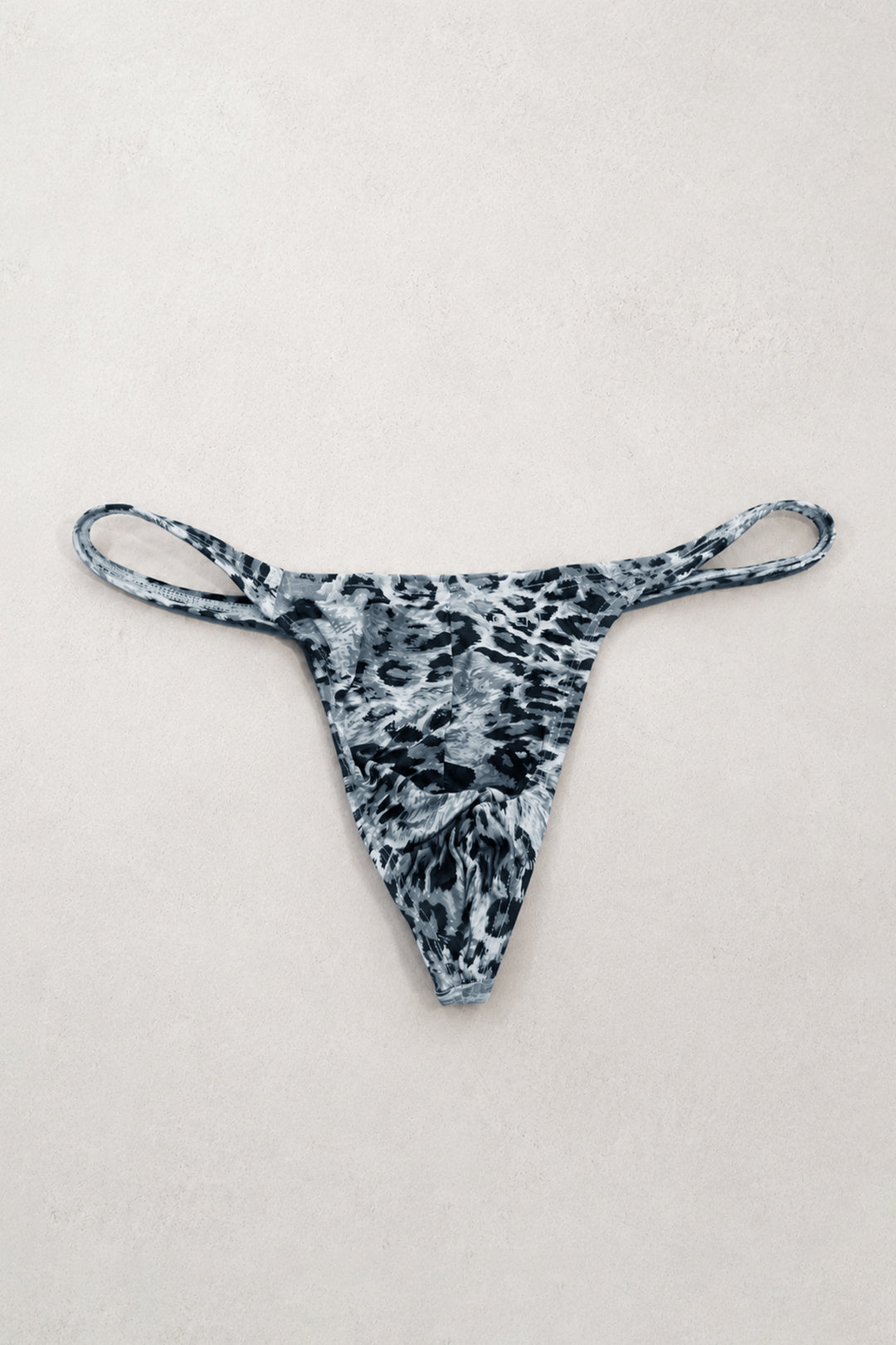 The Tease G-String - Grey Leopard