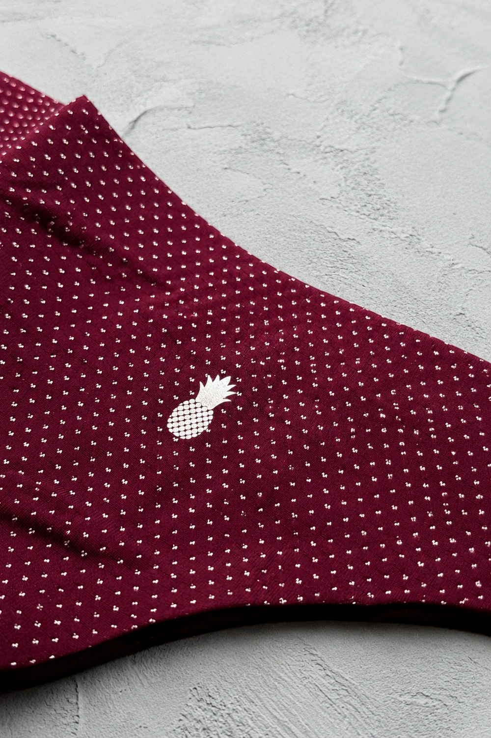 Shimmer Knit Seamless Briefs - Maroon